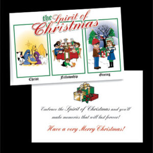 THE SPIRIT OF CHRISTMAS CARD 50 CARD PACK